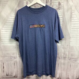 Vintage Grand Canyon Tee Shirt Short Sleeve Blue Embroidered XL